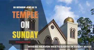 Orthodox Jews and Sunday Temple Attendance: Understanding Religious Practices