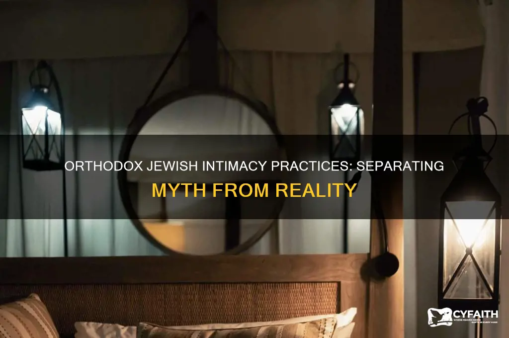 do orthodox jews have sex through a sheet