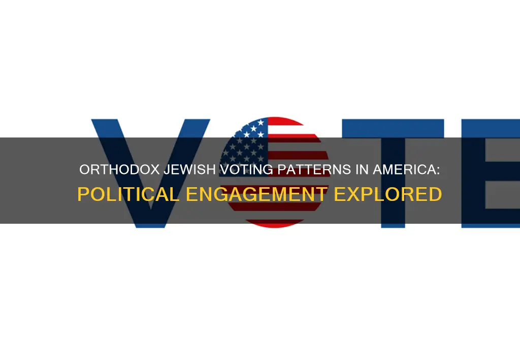 do orthodox jews in america vote