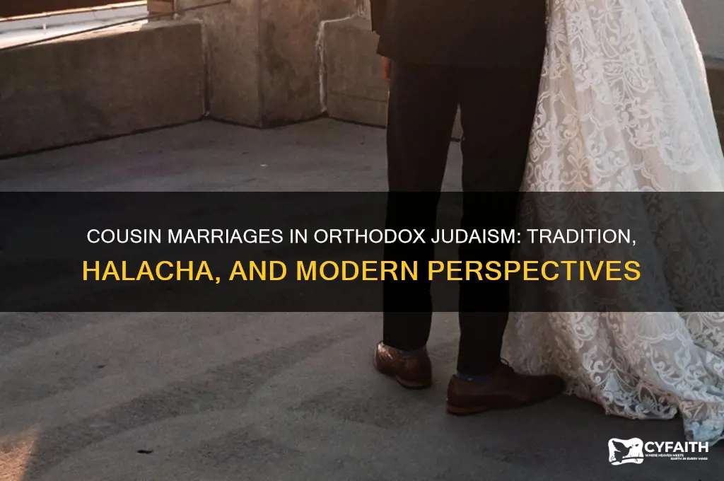 do orthodox jews marry cousins