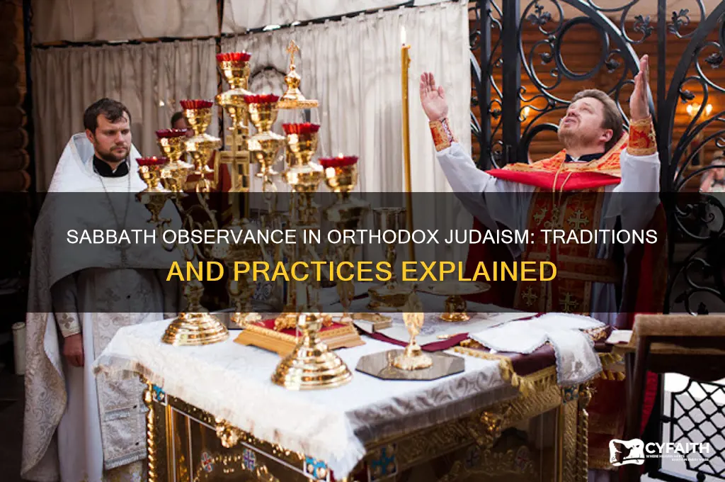 do orthodox jews observe the sabbath