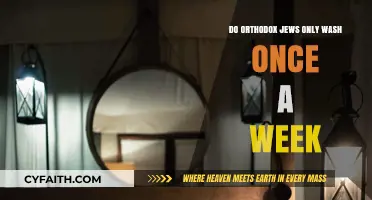 Orthodox Jewish Washing Practices: Weekly Rituals or Daily Hygiene?
