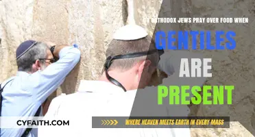 Orthodox Jewish Food Blessings: Practices When Gentiles Are Present