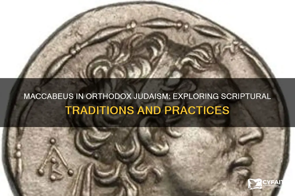 do orthodox jews read maccabeus
