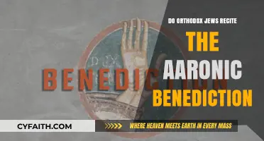 Do Orthodox Jews Recite the Aaronic Benediction? Exploring Jewish Liturgy