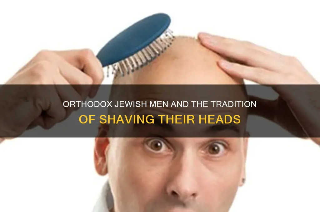 do orthodox jews shve head