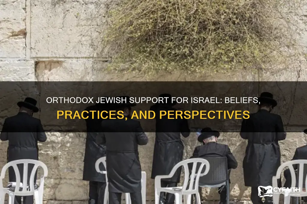 do orthodox jews support isreal