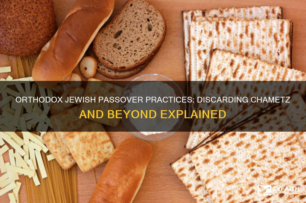 do orthodox jews throw everything out