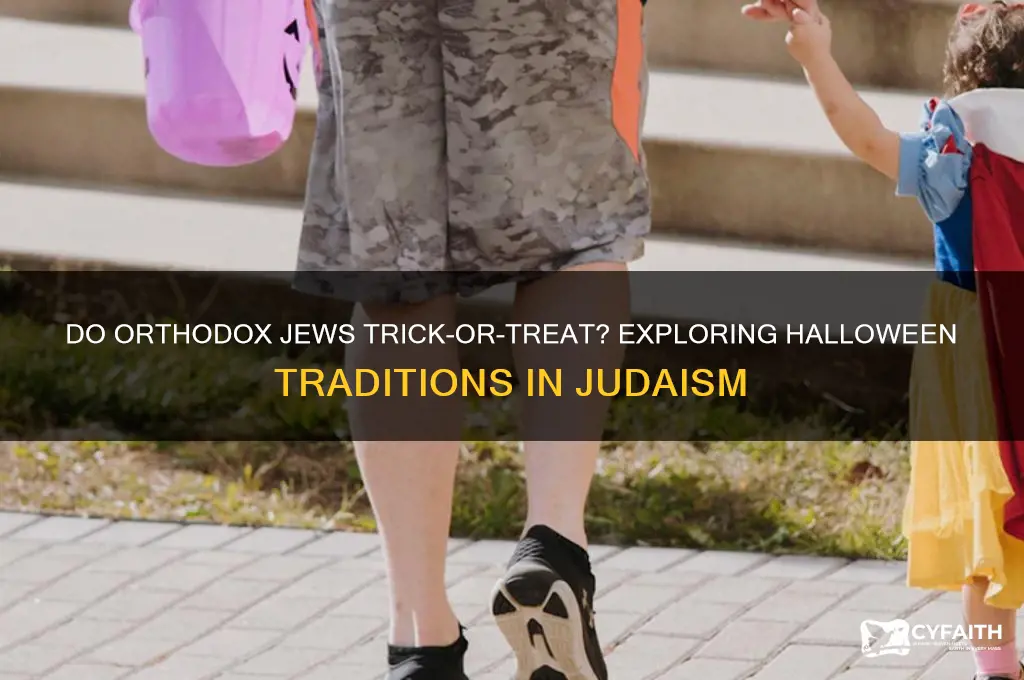 do orthodox jews trick or treat