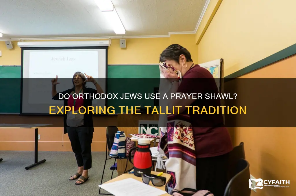 do orthodox jews use a prayer shawl