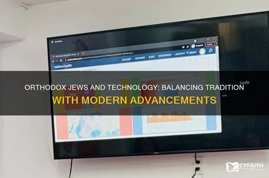 do orthodox jews use technology