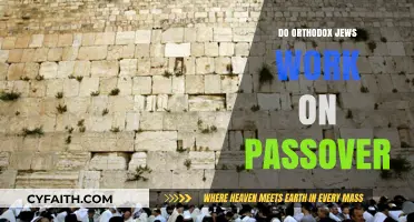 Orthodox Jews and Passover: Work Restrictions Explained