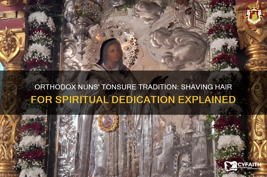 do orthodox nuns shave their hair