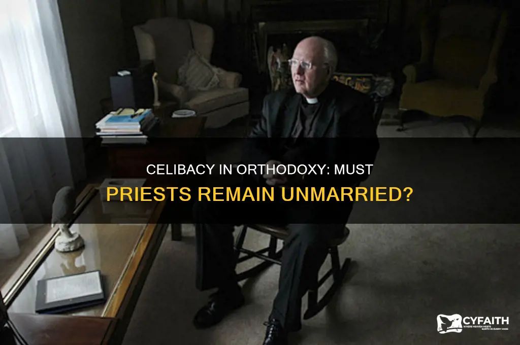 do orthodox priests have to be celibate