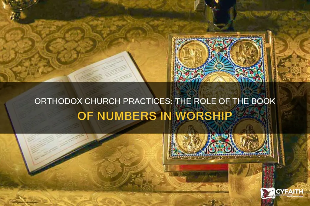 do orthodox use the book of numbers in church