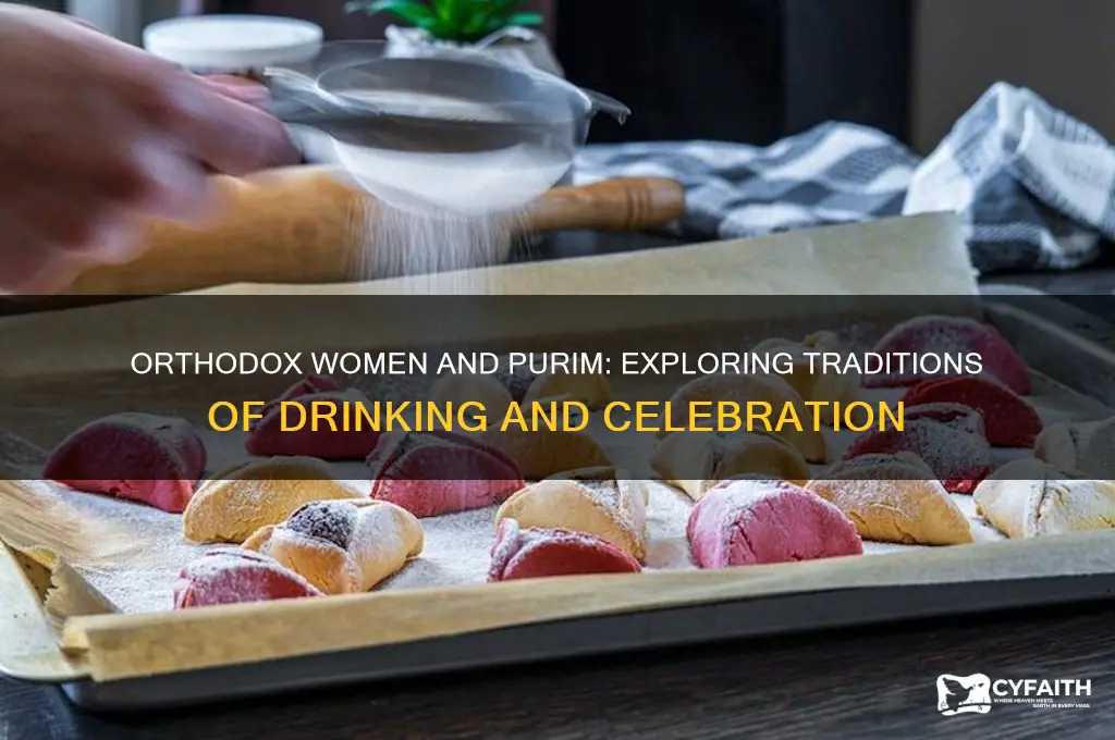 do orthodox women get drunk on purim