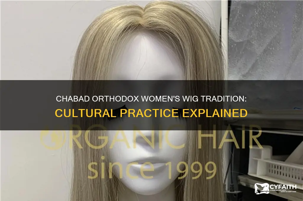 do orthodox women wear wigs chabad