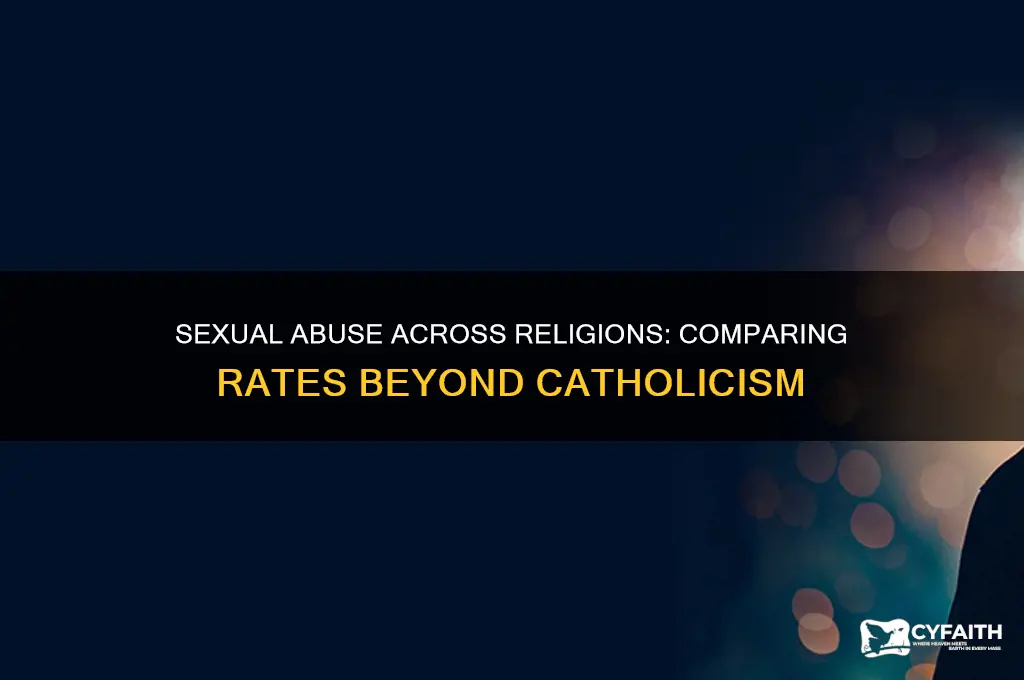 do other religions have a sexual abuse rate like catholics