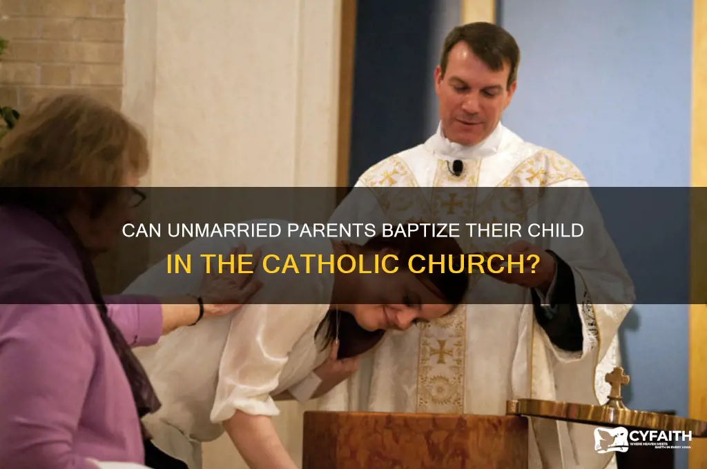 do parents have to be married to baptize catholic