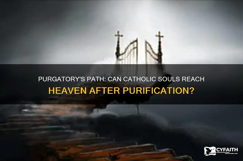 do people in purgatory ever go to heaven in catholism