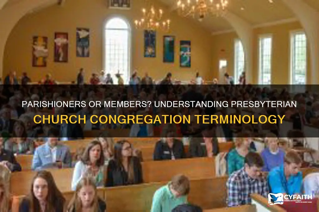 do presbyterian churches call members of congregation parishioners