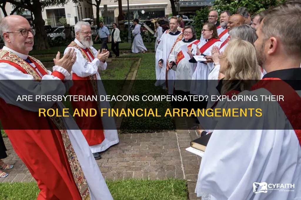 do presbyterian deacons get paid