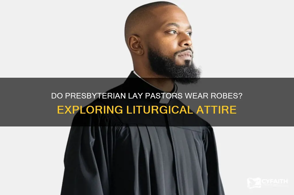 do presbyterian lay pastors wear robes