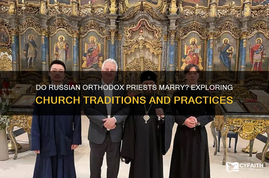 do priests from russian orthodox church
