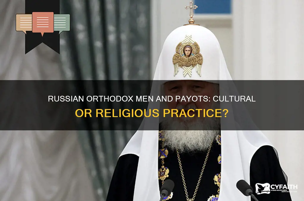 do russian orthodox men have payots