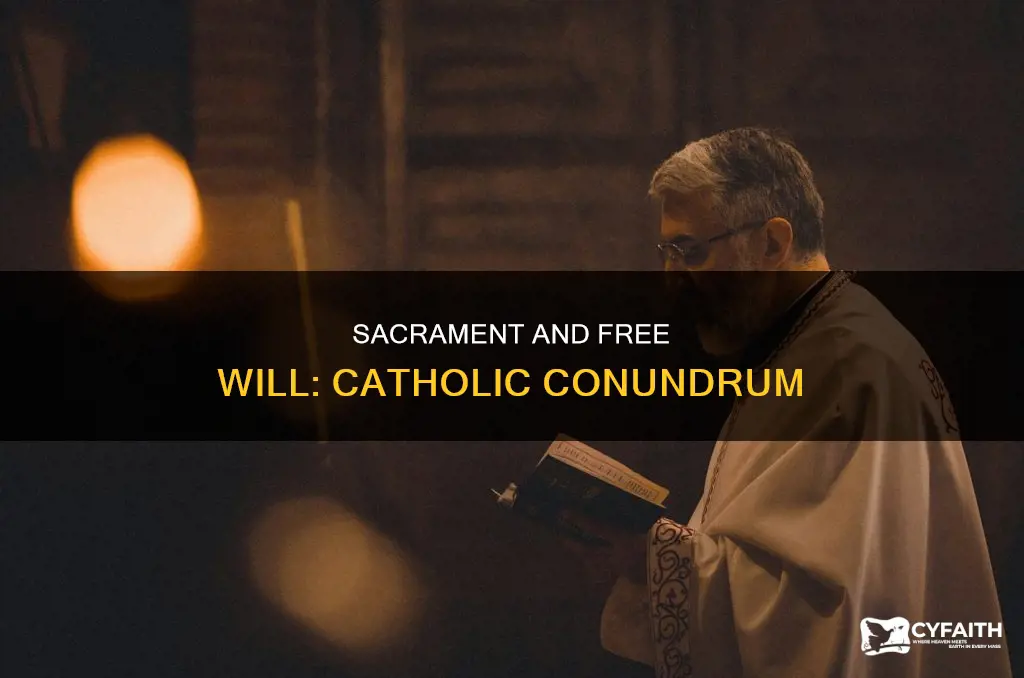 do sacraments go against free will catholic