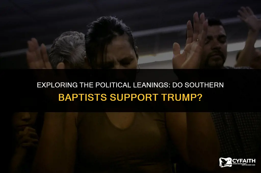 do southern baptists support trump