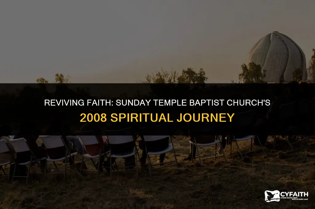 do that again sunday temple baptist church 2008