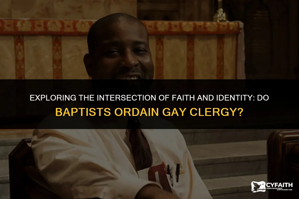 do the baptist ordain gays