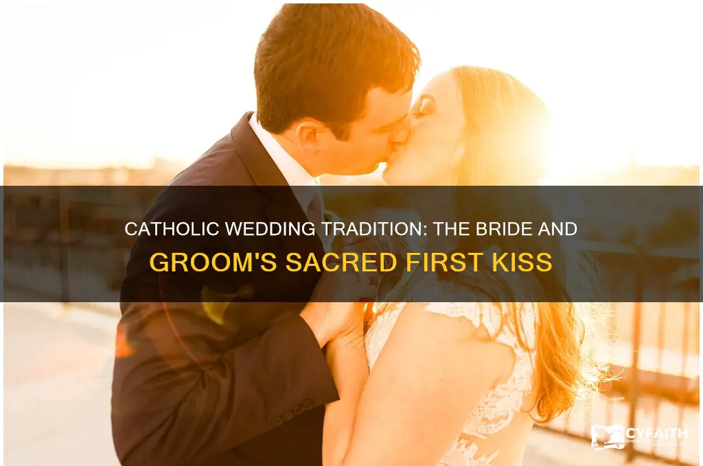 do the bride and groom kiss at a catholic wedding