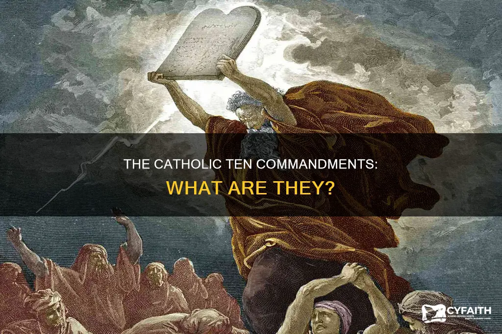 do the catholics have the 10 commandents