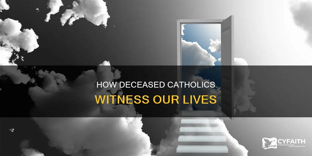 do the deceased see us catholic