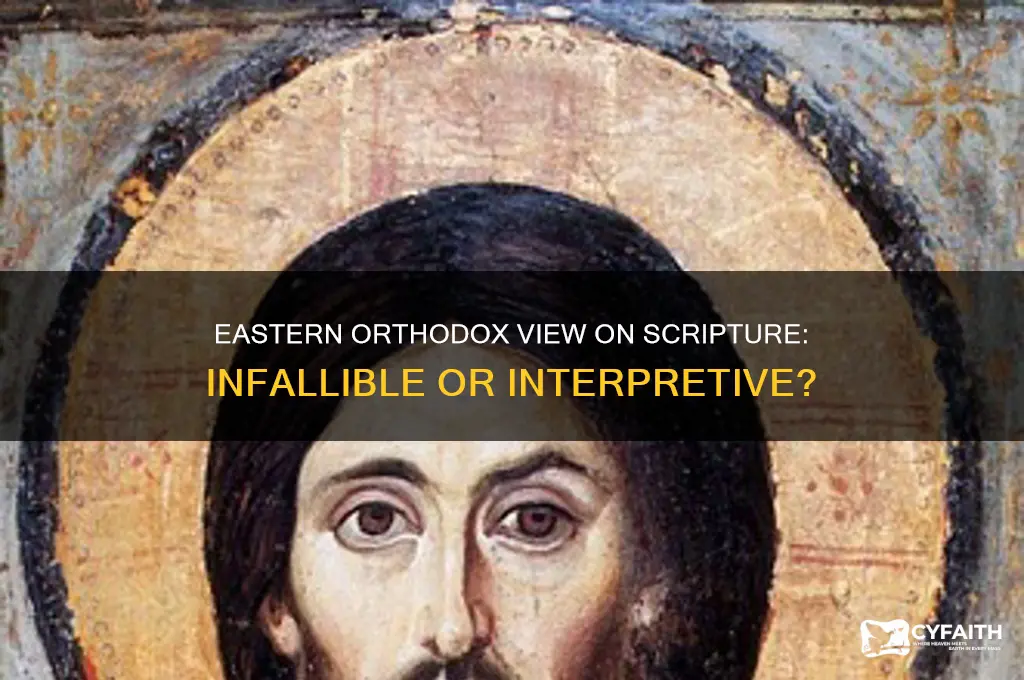 do the eastern orthodox consider the bible infallable