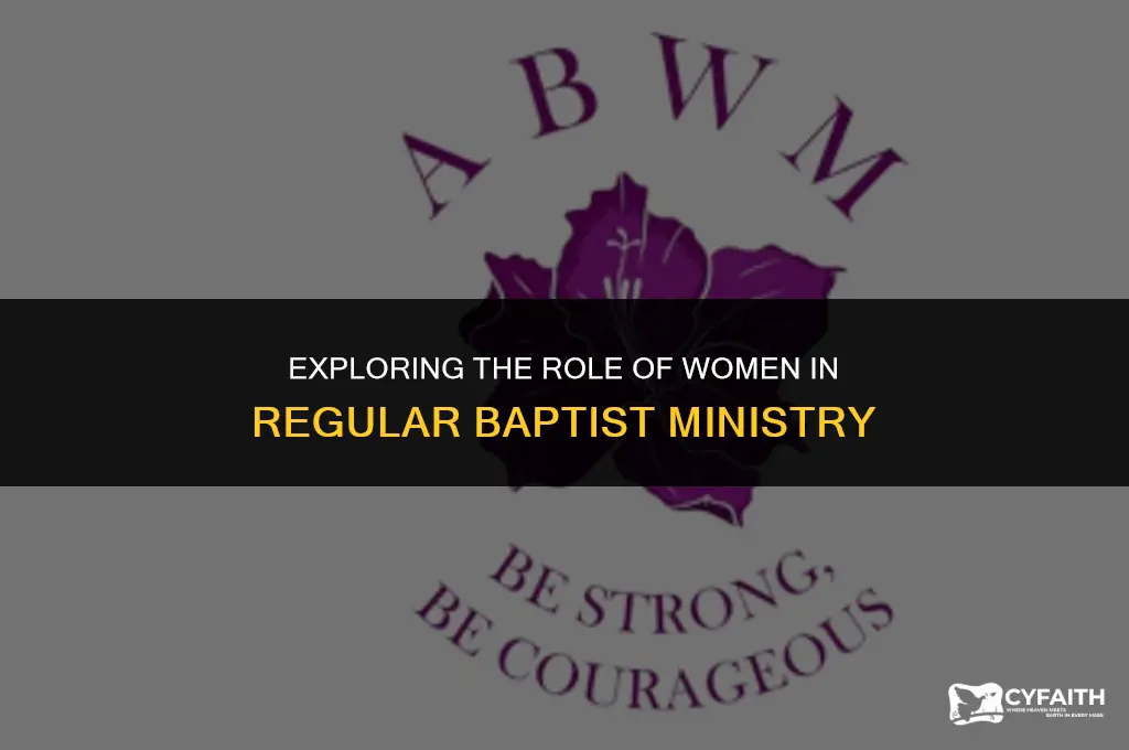 do the regular baptists ordain women