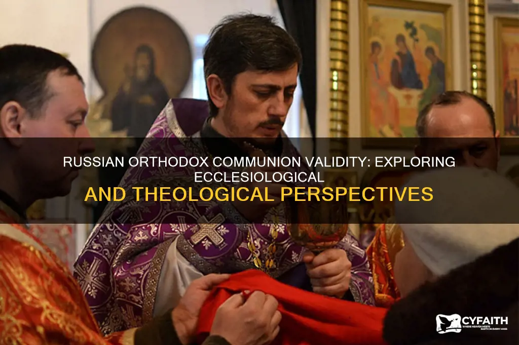 do the russian orthodox have valid communion