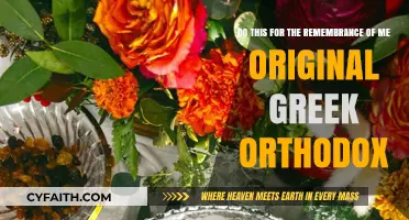 Honoring Christ's Command: The Greek Orthodox Tradition of Remembrance