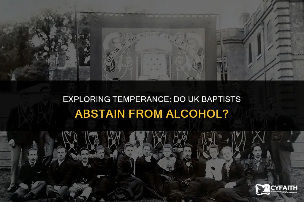 do uk baptists drink alcohol