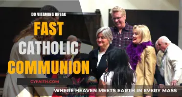 Vitamins and Fasting: Catholic Communion Rules