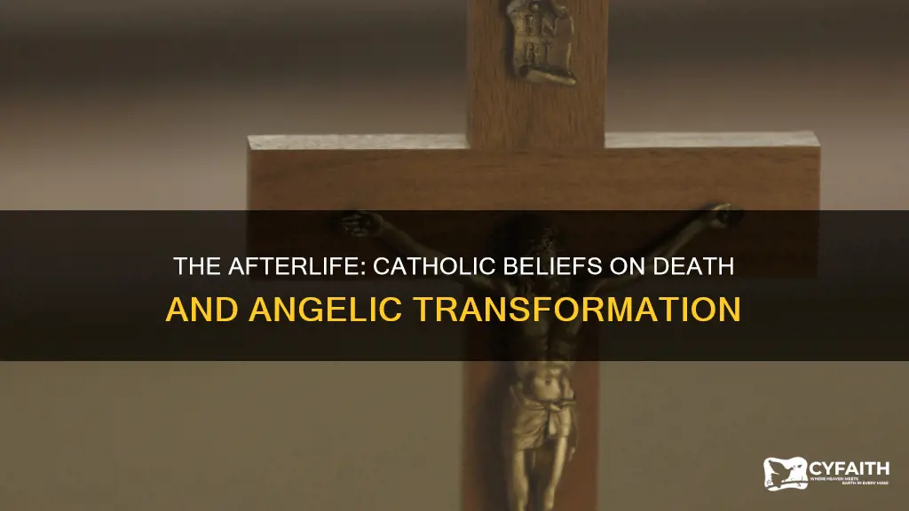 do we become angels when we die catholic