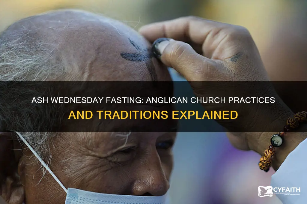 do we fast on ash wednesday anglican church