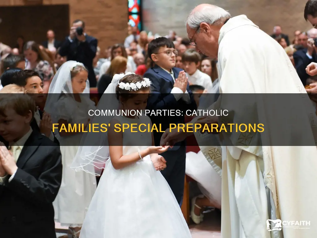 do we need first communion party prepare catholic