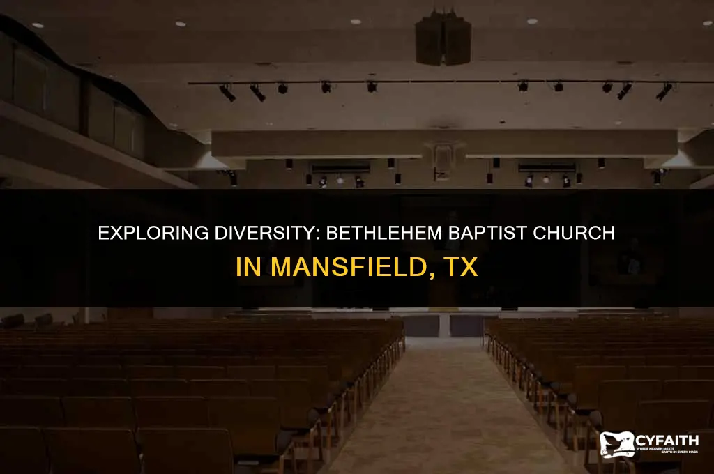 do white people attend bethlehem baptist church mansfield tx
