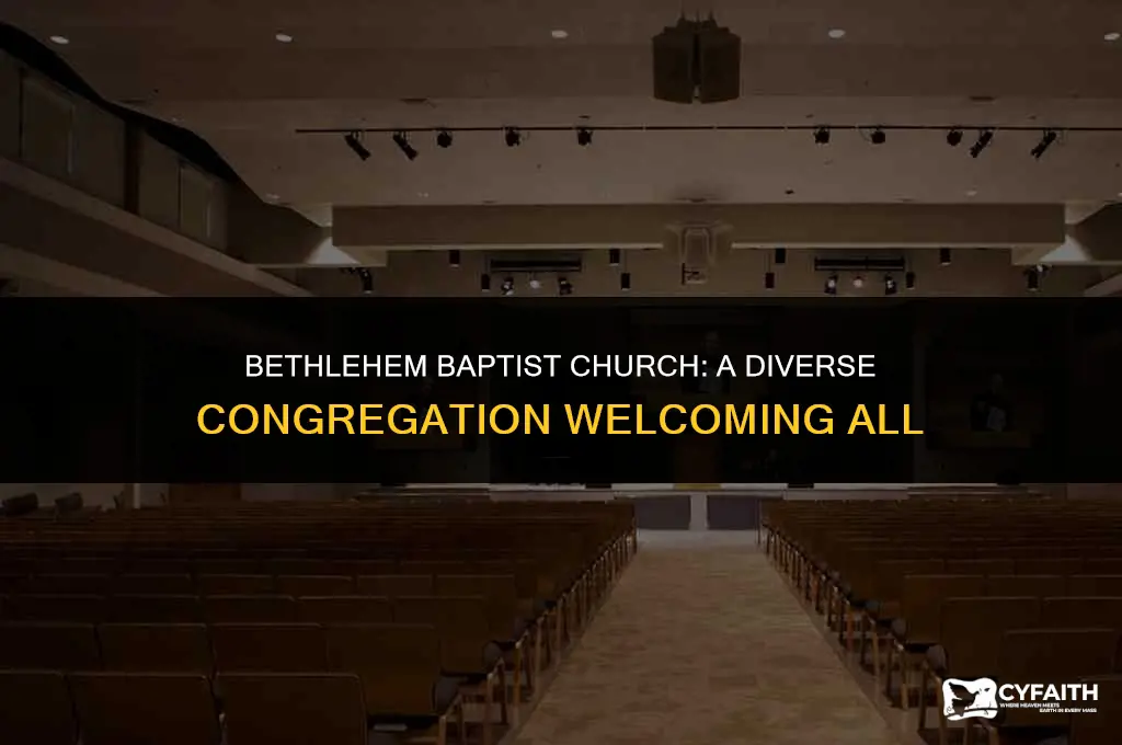 do white people attend bethleheme baptist church