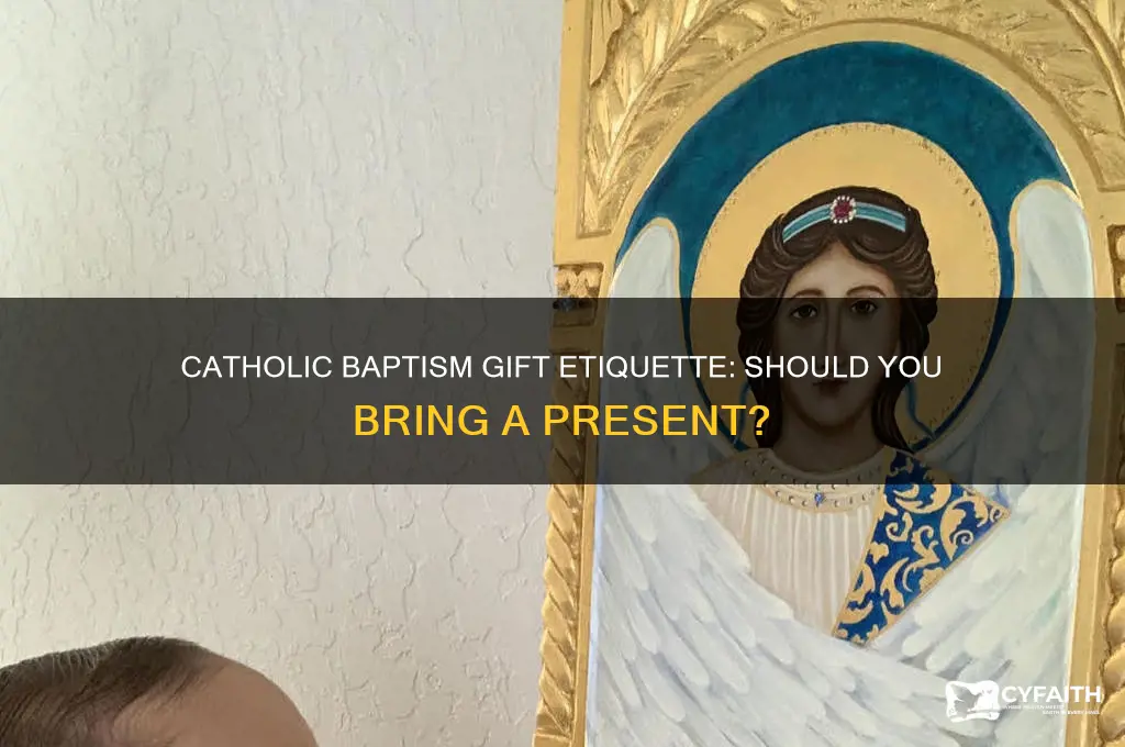 do you bring a gift to a catholic baptism