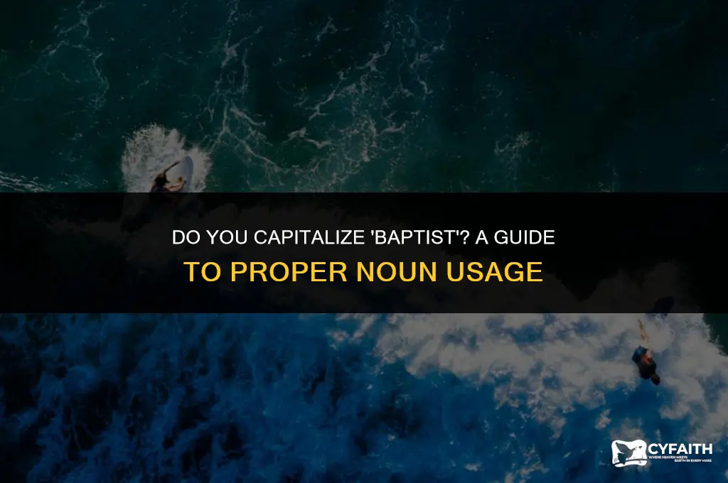 do you capitalize baptist