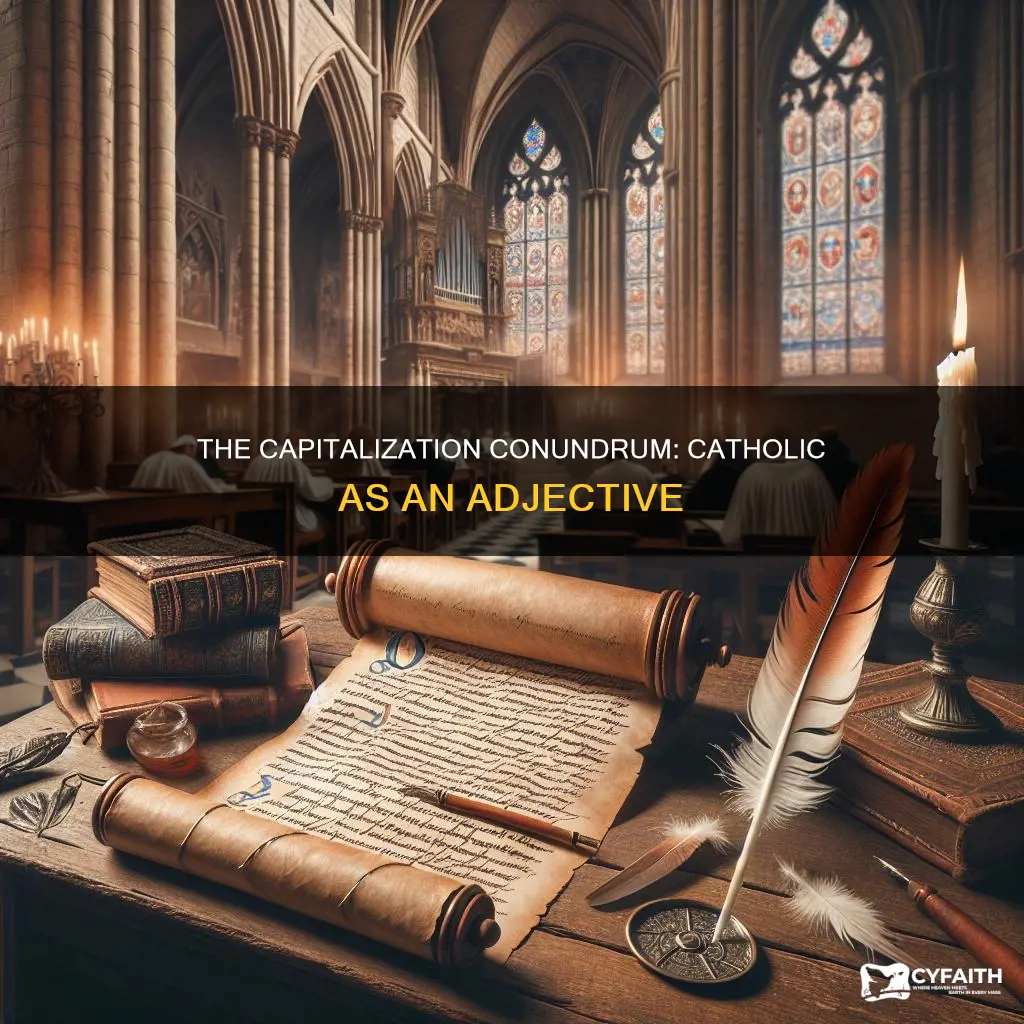 do you capitalize the adjective catholic